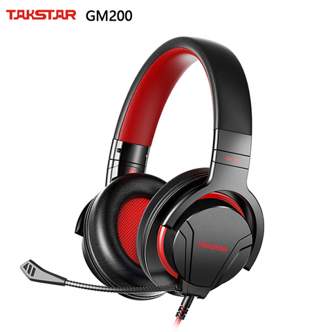 Takstar-auriculares GM200 para videojuegos, profesionales, con micrófono desmontable, alto rendimiento y uso cómodo ► Foto 1/5