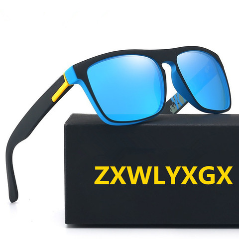 ZXWLYXGX Marca Diseño polarizadas gafas de sol hombres mujeres gafas de sol conductor hombre 2022 Vintage gafas de sol hombres Spuare espejo verano UV400 ► Foto 1/6