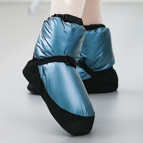 Botas cálidas de baile, botines de Ballet, bailarinas, para mujer y niña, zapatos cálidos de baile de invierno ► Foto 1/6