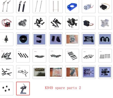 WLtoys-piezas de repuesto de coche teledirigido, servoreceptor, eje de transmisión delantera, limitador, tornillo diferencial de K949-60 a K949-113, K949, 10428 piezas ► Foto 1/5