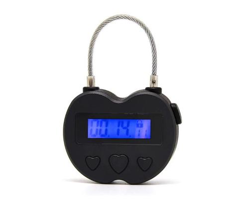 Smart Time Lock pantalla LCD bloqueo de tiempo temporizador electrónico de viaje multifunción, candado temporizador temporal recargable USB impermeable ► Foto 1/6