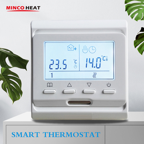 M6 220V LCD programable eléctrica Digital piso sala de calefacción aire Termostato caliente piso (1PC) Termostato: ingeniería ► Foto 1/6