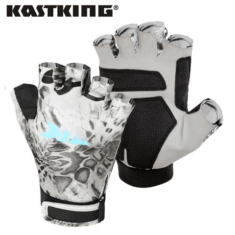 KastKing Spill Raker Gloves UPF50 + guantes de manejo de pesca UV guantes con protección solar para hombre o mujer para pesca, exterior ► Foto 1/6