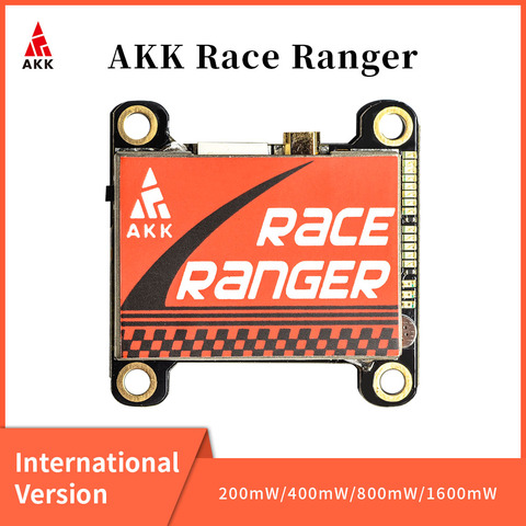 AKK-Transmisor de largo alcance Race Ranger 5.8G, sistema conmutable para transmitir VTX FPV de 200mW/400mW/800mW/1600mW compatible con audio inteligente (Smartaudio) ► Foto 1/6