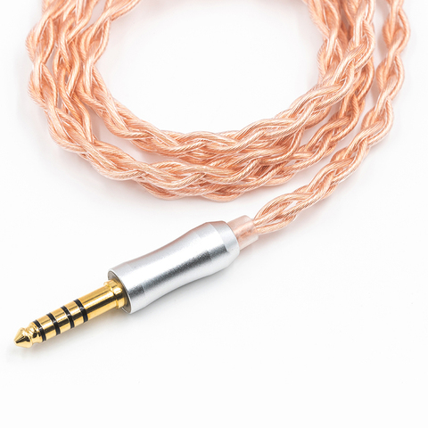 BQEYZ-Cable de cobre y cristal individual de 4 núcleos, 2 pines, 0,78mm, 3,5mm, 4,4mm, 2,5mm, muelle 2, Original, para Spring 2, BQ3 ► Foto 1/6
