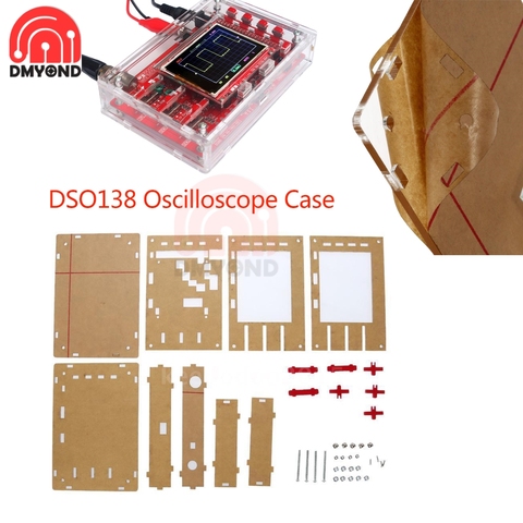 DSO138 osciloscopio de la caja de la cáscara de la cubierta de la estructura transparente para osciloscopios digitales portátiles Kit Protector DIY Accesorios ► Foto 1/6