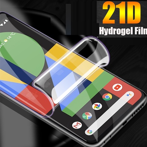 Película de hidrogel Ultra para Google Pixel 5, 4 XL, 3XL, 4a, 2XL, 2, 4xl, cubierta curvada completa, Protector de pantalla frontal de TPU, no cristal ► Foto 1/6