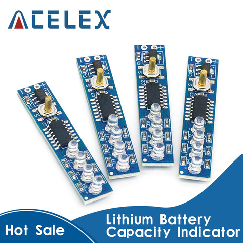 Indicador de capacidad de batería de litio 1S, 2S, 3S, 4S, único, 3,7 V, 18650, tablero de pantalla LED ► Foto 1/6