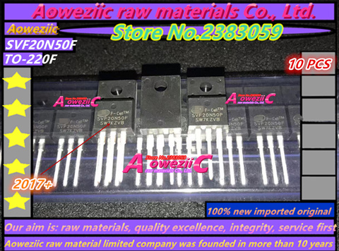 Aoweziic 2017 + 100% nuevo importado original SVF20N50F 20N50F TO-220F de efecto de campo de 220, 500V ► Foto 1/1