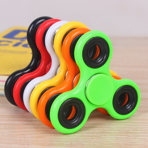 Spinner ABS Spinner EDC para autismo Anti estrés ADHD tri-spinner de alta calidad Juguetes Divertidos para niños adultos ► Foto 1/6