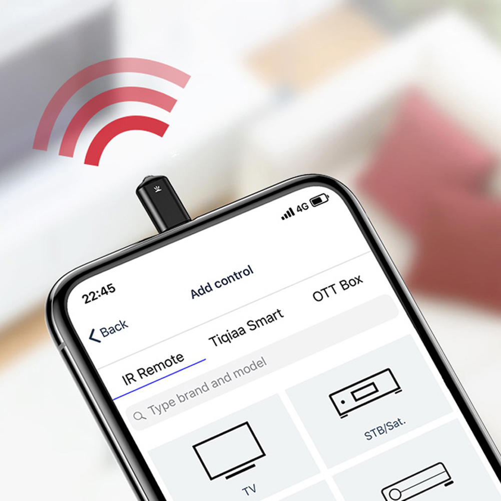 Adaptador de infrarrojos inalámbrico para Dispositivos Domésticos, Control remoto Universal por aplicación inteligente para teléfono móvil ► Foto 1/6