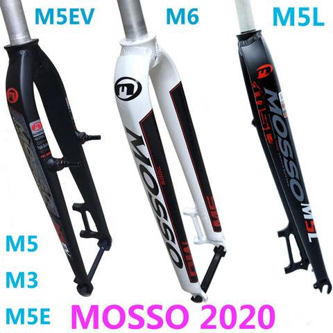 ¡2022! Horquilla Mosso M6 M5 M5E M5EV M3 MTB, horquilla adecuada para bicicletas de carretera 26 27,5 29er, horquilla frontal de freno v, brillo de cono/mate ► Foto 1/1