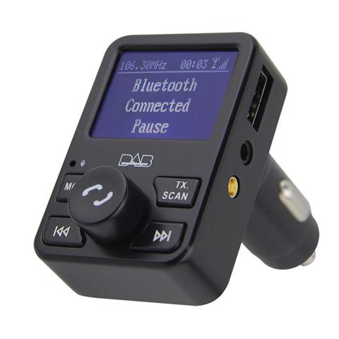 Reproductor MP3 Digital con adaptador de Radio para coche, DAB/DAB + con USB de 5V, Bluetooth, receptor de música FM, DAB/DAB +, accesorios para coche ► Foto 1/6