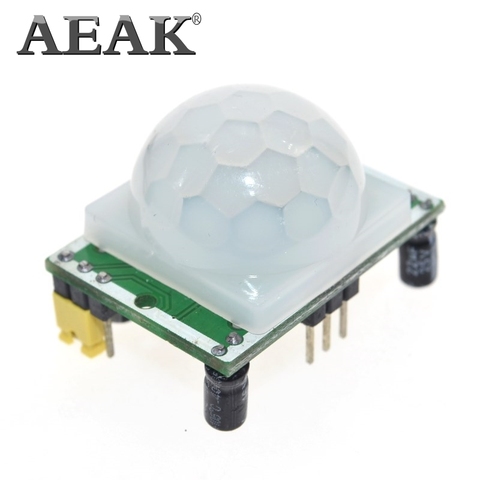 AEAK-Módulo infrarrojo piroeléctrico PIR, Detector de Sensor de movimiento, ajuste de HC-SR501 ► Foto 1/5