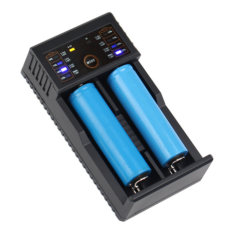 Cargador de batería USB inteligente con pantalla LED, 18650, NIMH, NICD, AA, AAA, Li-ion/IMR, LiFePo4, 18650, 26650 ► Foto 1/6