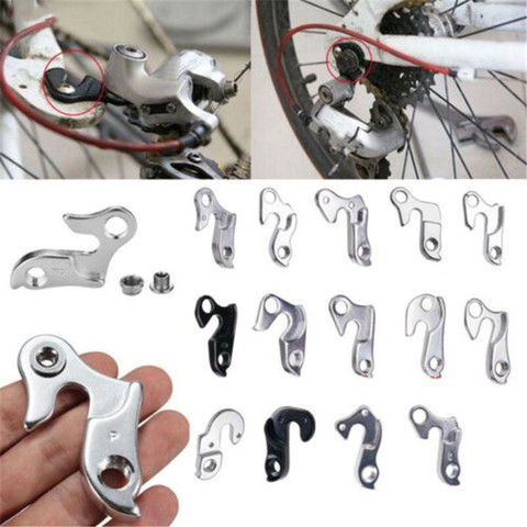 Bicicleta patilla de cambio trasera bicicleta MTB engranaje trasero Mech desviador gancho de salida adaptador de convertidor cambio Accesorios ► Foto 1/6