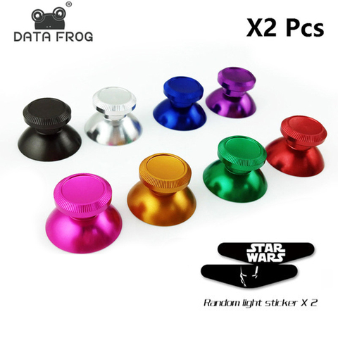 Aluminio metal 3D joystick analógico para PS4 Delgado pro thumb stick CAPS reemplazo reparación para Xbox One GamePad controlador ► Foto 1/6