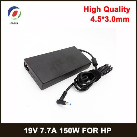 Fuente de alimentación para ordenador portátil, adaptador de 19V, 7,7a, 4,5 x 3,0mm150w para HP ADP-150XB G4 ZBook 15 ZBook Studio G3 HSTNN-C87C 3pro, cargador de TPN-Q193 ► Foto 1/6