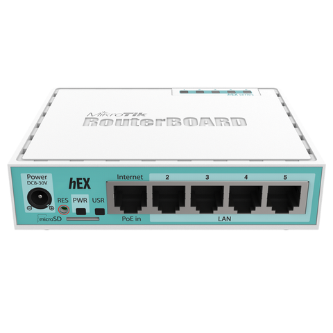 MikroTik-enrutador Gigabit Ethernet, hexagonal, RB750Gr3 ► Foto 1/2