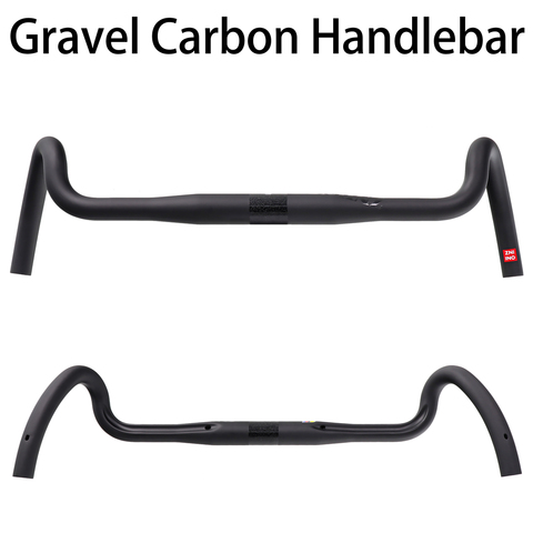 Manillar de bicicleta de carretera, de grava de carbono, 400/420/440mm ► Foto 1/6