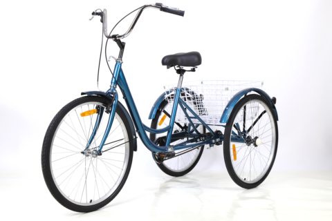20/24 / 26 pulgadas triciclo conducción al aire libre triciclo Triciclo de compras bicicleta Triciclo de eje trasero ► Foto 1/6
