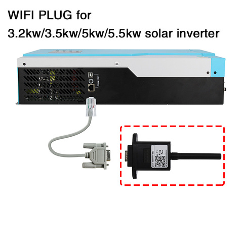 Enchufe WIFI para inversor solar, dispositivo que puede utilizarse solo para nuestro producto, 3, 2kw/3,5kw/5kw/5,5kw ► Foto 1/6