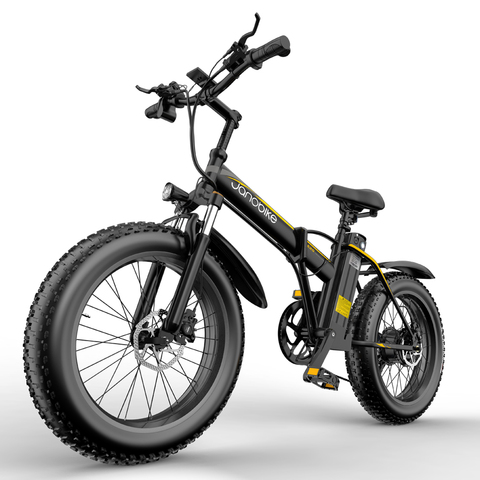 Janobike-Bicicleta Eléctrica Panasonic con batería de 1000 Ah, motor sin escobillas de W, bicicleta de montaña con neumático de 20 pulgadas ► Foto 1/6