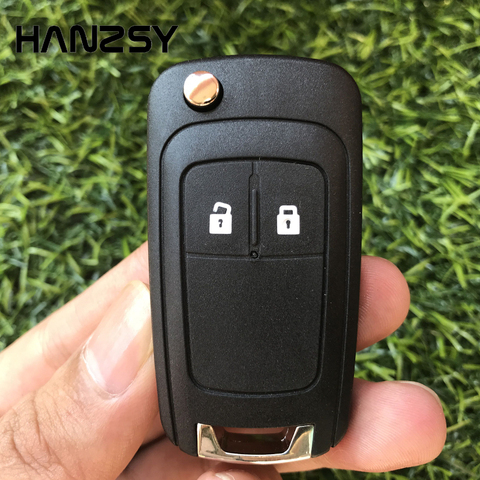 2 botones AUTO Flip estuche para mando a distancia para el OPEL Insignia Astra Zafira para Chevrolet Cruze de caso remoto ► Foto 1/6