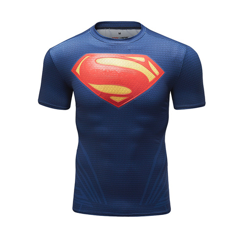 Camisa de correr y Fitness para hombre, camisa deportiva de gran tamaño con estampado de sublimación Digital, nuevo diseño ► Foto 1/6