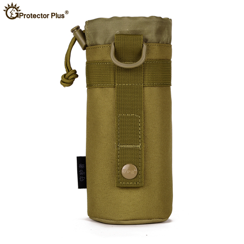 MOLLE sistema una sola botella de agua bolsas de escalada hervidor bolsa ejército Durable hombres viaje bolsa de agua táctica para senderismo ► Foto 1/6