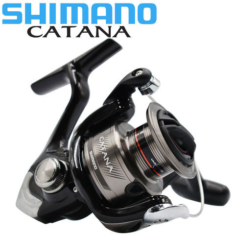 Shimano Catana-Carrete de metal para pesca, accesorio original, soporta 2+1BB 1000/2500/3000/4000 3 kg-8,5 kg, ideal para pescar en agua salada y dulce ► Foto 1/5