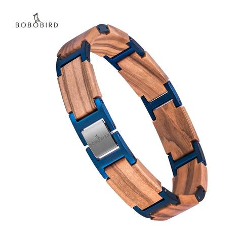 BOBO BIRD-pulsera de madera para hombre y mujer, brazalete con abalorio, regalo de Navidad para amantes ► Foto 1/6