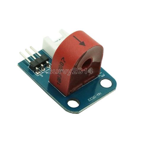 Módulo medidor de corriente analógica, amperímetro CA 0 ~ 5A, placa del Sensor para Arduino basado en TA12-100 interfaz de 3 pines, Sensor de ladrillo 5V I/O DIY ► Foto 1/4