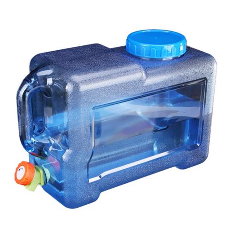 Cubo de agua portátil con capacidad de 5-15L para exteriores, depósito para el agua, con grifo, para Camping, Picnic, senderismo ► Foto 1/6