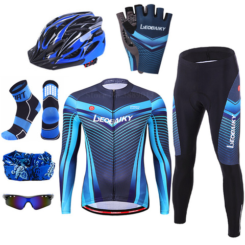 Verano Pro equipo Ciclismo ropa deportiva hombres ropa para bicicleta de montaña Mtb ropa atuendo para bicicleta de secado rápido de manga larga Ciclismo vestido ► Foto 1/6