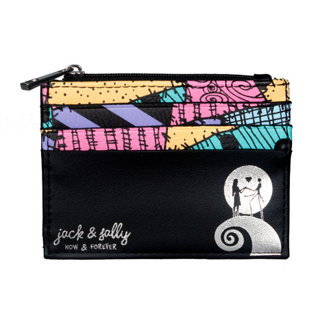 Jack and Sally-cartera para mujer, monedero, monederos con tarjetero, regalo de Navidad, DFT4563 ► Foto 1/6