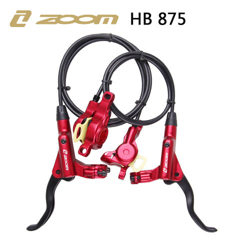 ZOOM HB-875-Juego de frenos hidráulicos para bicicleta de montaña, 800/1400mm, juego de frenos de disco de presión de aceite para bicicleta de montaña ► Foto 1/6