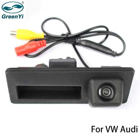 GreenYi vehículo cámara de visión trasera para marcha atrás para Audi A4 A5 S5 Q5 VW Passat Tiguan Golf Touran Jetta Sharan Touareg Coche ► Foto 1/6