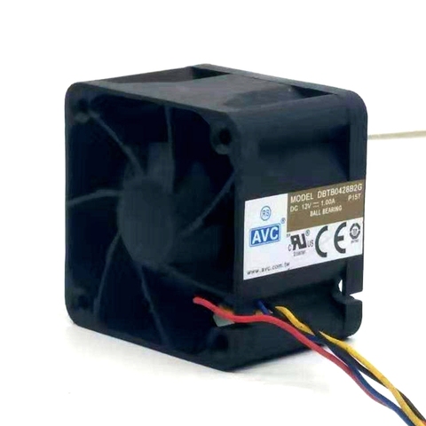 Ventilador de refrigeración potente para AVC 4028, 12V, 1A, DBTB0428B2G, 40*40*28mm, doble rodamiento de bolas, 4 pines, PWM, 10 Uds. ► Foto 1/2