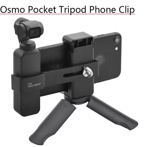 Teléfono Móvil Clip de fijación soporte de montaje de trípode para DJI Osmo bolsillo teléfono Clip de cardán portátil. Accesorios de la cámara ► Foto 1/6