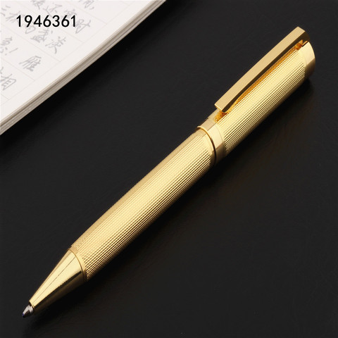 Bolígrafo dorado de alta calidad para oficina, suministros de papelería para estudiantes, bolígrafo de punta de bola para escribir, 717 ► Foto 1/6