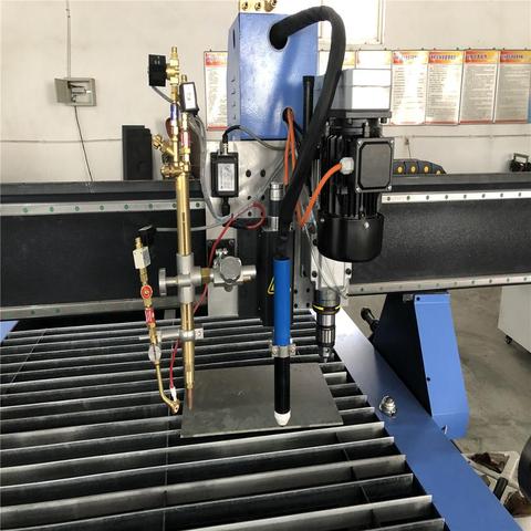 Chino barato máquina de corte por plasma cnc 1212 máquina de corte de acero cortador cnc plasma máquina de ► Foto 1/6