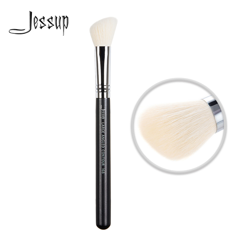 Jessup-brocha de contorno para maquillaje, herramienta de belleza para mejillas, mango de madera con ángulo grande, pelo sintético, 168 ► Foto 1/6