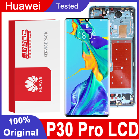 Reemplazo de pantalla 100% Original para Huawei P30 Pro, montaje de digitalizador LCD con pantalla táctil, pantalla de VOG-L29 VOG-L09, 6,47 pulgadas, VOG-L04 ► Foto 1/6