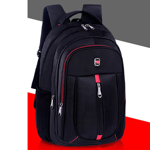 Mochila de tela Oxford para hombre, moda informal, estilo de la Academia, diseño de alta Bolsa De Calidad, mochilas multifuncionales de gran capacidad ► Foto 1/6