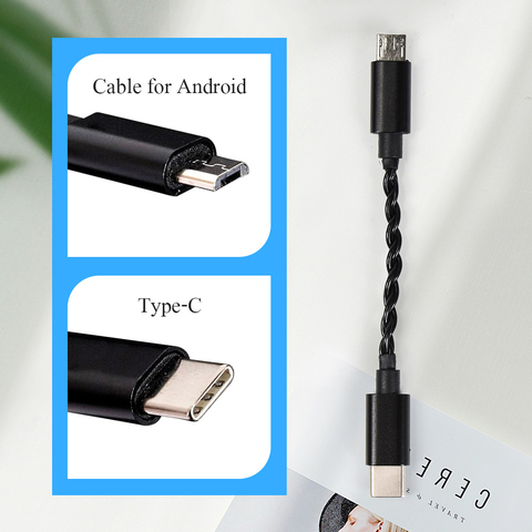 TempoTec-accesorios para amplificadores, micro-usb a Cable tipo C ► Foto 1/6