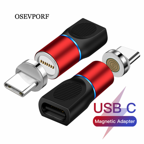 Microadaptador magnético para Huawei, Samsung Xiaomi10, conector de cabeza magnética, Cable USB hembra a tipo C ► Foto 1/6