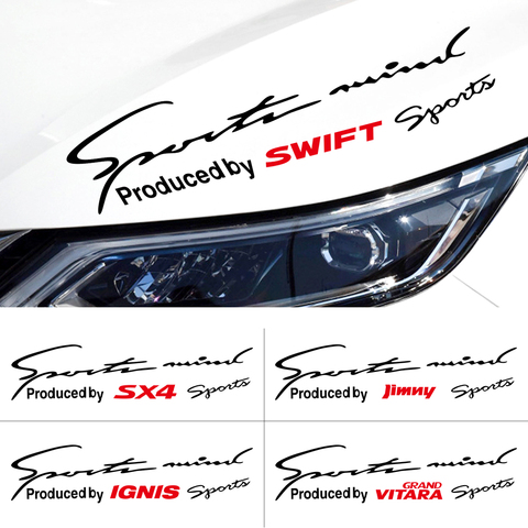 Pegatinas de cejas para luces de coche, calcomanías decorativas para Suzuki Grand Vitara Baleno SX4 Swift Jimny IGNIS ALTO Samurai ► Foto 1/6