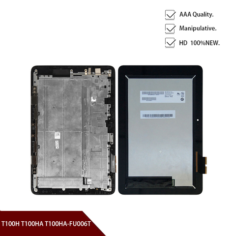 Pantalla LCD para ASUS, libro de transformador T100H T100HA T100HA-FU006T, montaje de pantalla táctil con marco de piezas de FP-ST101SI010AKF-01X ► Foto 1/6