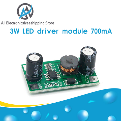 Controlador LED 3W 5-35V 700mA PWM oscurecimiento DC a DC corriente constante de reducción ► Foto 1/6